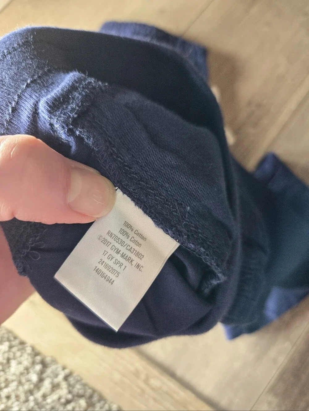 NWT Gymboree Baby Kids Navy Blue Jogger Pants with Drawstring – Size 12–18m